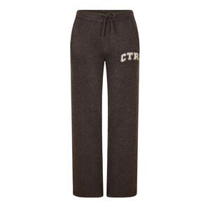 Couture Womens/Ladies Fleece Wide Leg Sweatpants / Brown